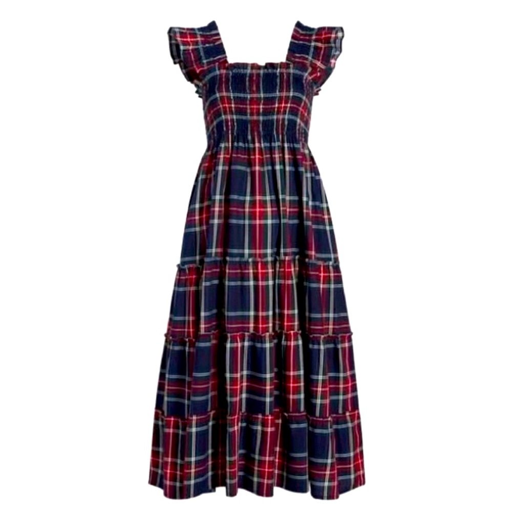 Hill House Ellie Nap Dress XL limited edition Iris Tartan color
